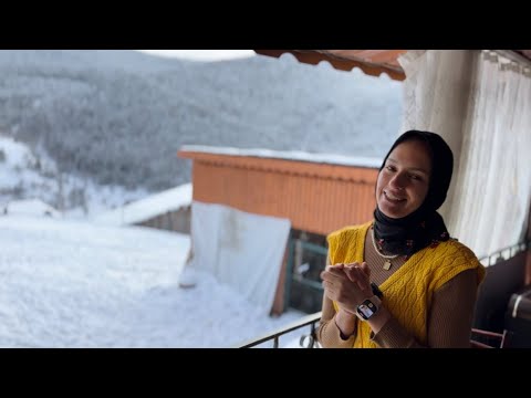 DIŞARIDA KAR BUZ GİBİ HAVA EVDE SICAK YEMEK