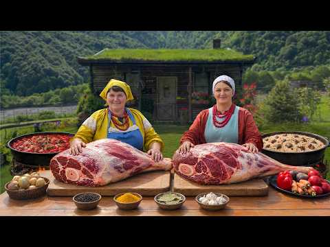 Having The Biggest Village FEAST from a GIANT BULL