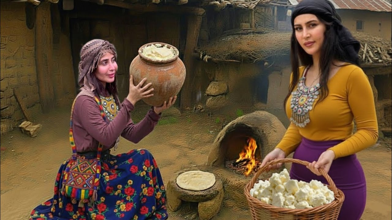 See How Village Girls Care for Animals & Cook in the
