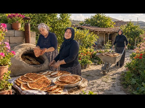 Yüksek Dağlarda Zorlu Köy Hayatı ~ Tandırda Köy Ekmeği