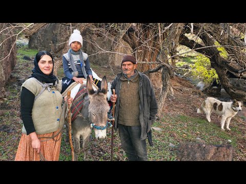 Village Life in Iran | Saving a Goat Giving Birth on