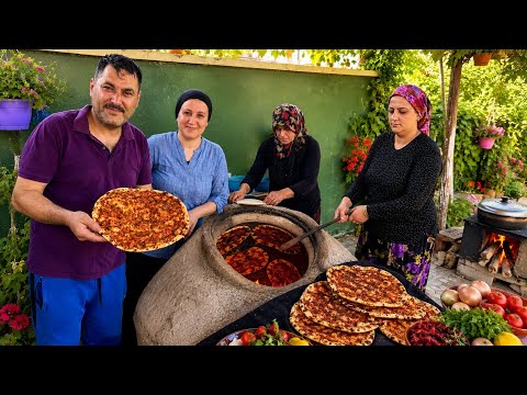 Yüksek Dağlarda Zorlu Köy Yaşamı ~ Tandırda Köy Ekmeği