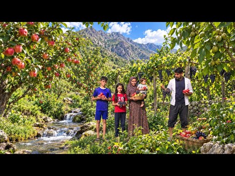 Nomadic Family vs the Wild Zagros Hunting for Figs,