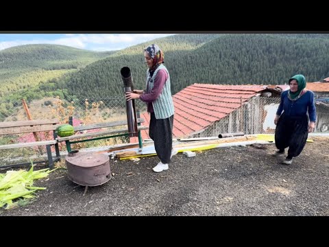 DAĞ KÖYÜNDE BİR AİLENİN YAŞAMI