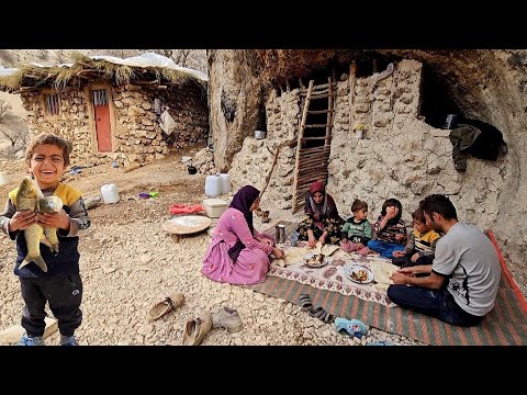 Cooking fish in the style of a nomadic mother from catch