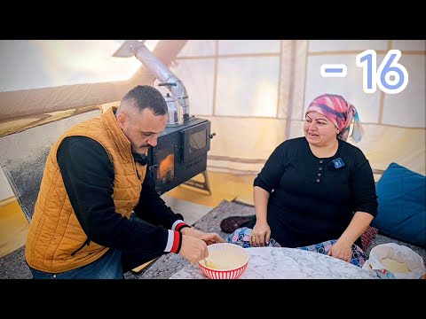 ŞİŞME ÇADIR'DA KAR KAMPI @Bizimailekampta