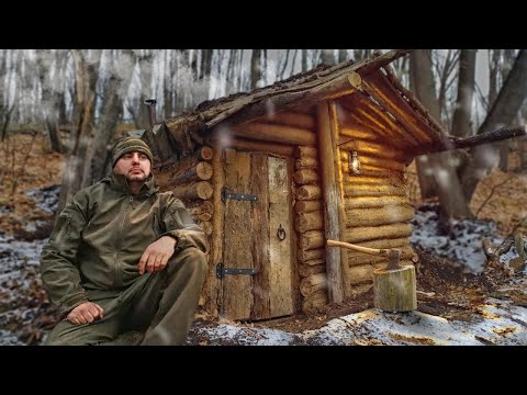 BUILDING A LOG CABIN LIKE OUR ANCESTORS