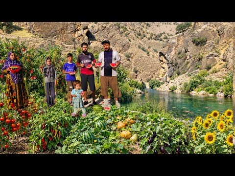 They Grew Watermelons on a River Island Nomadic Family’s