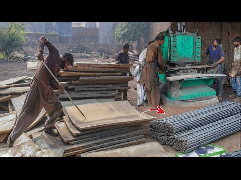 How Ship Plates Become Millions of Iron Rods Mass
