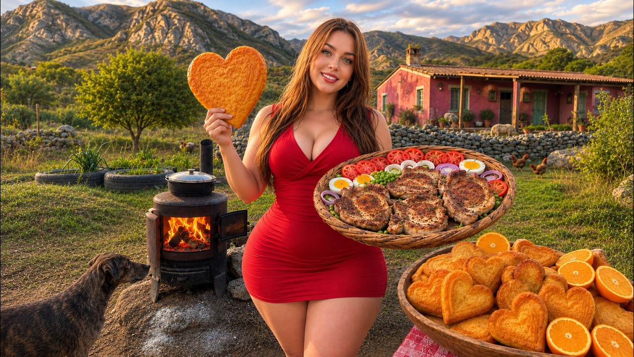 Rural Life in ARGENTINA PORK CHOPS and ORANGE COOKIES A