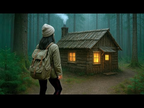 Girl Finds a Forgotten Log Cabin and Brings It Back to Life