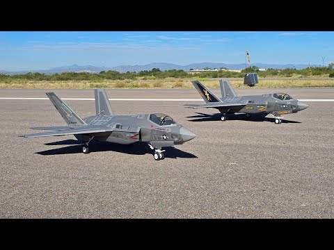 Freewing F-35C 110mm double maiden flight