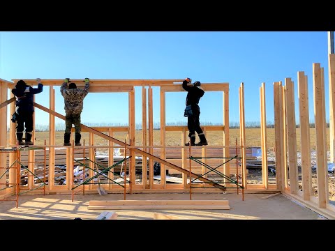 How to build a good quality wooden frame house Step by