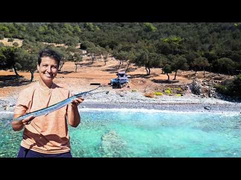 96 SAAT HİÇLİĞİN ORTASINDA KAMP VE BALIK AVI - DEV ZARGANA