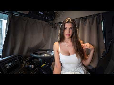 How a Girl Truck Driver Spends Her Day Off Alone
