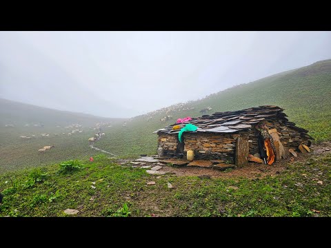 Best Life in the Nepali Mountain Village During the Heavy