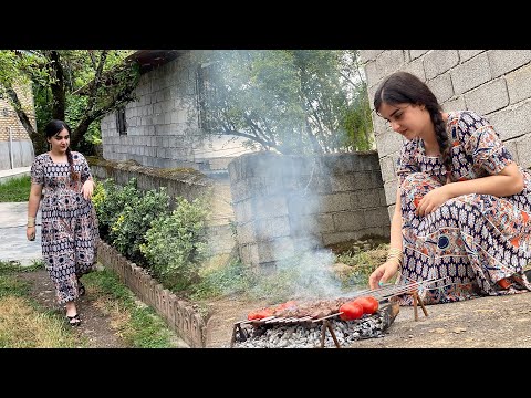 Simple Village Day Cleaning, Cooking & Family Gathering