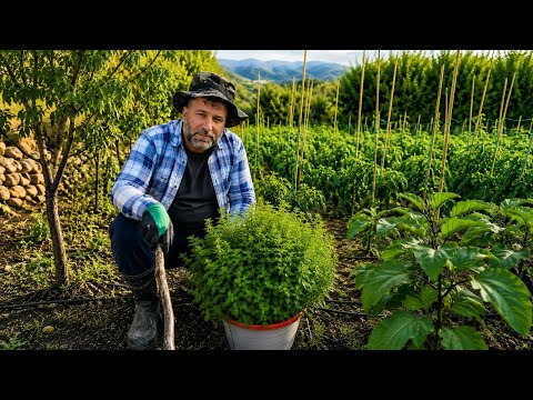 Emekle Geçen Mutlu Bir Köy Hayatı | 4K