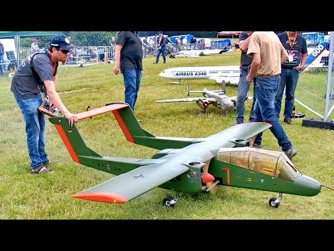 AMAZING RC BRONCO OV-10 SCALE MODEL AIRPLANE / FLIGHT