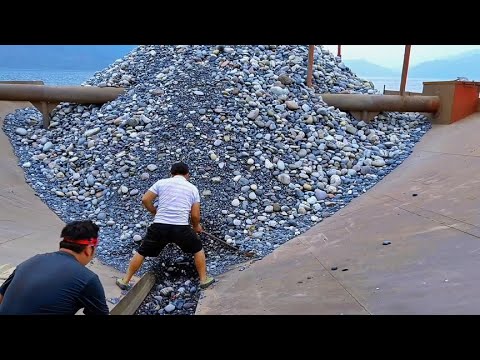 Cobblestones unloading relaxing and healing