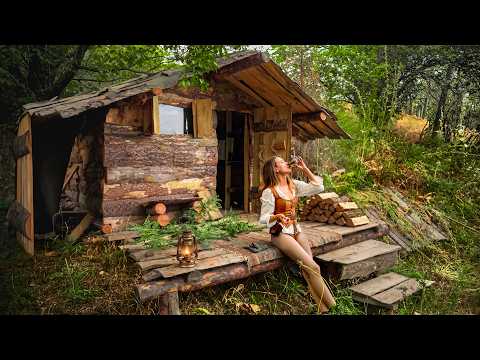 Beautiful Girl Alone In The Wild Her Secret Forest Life