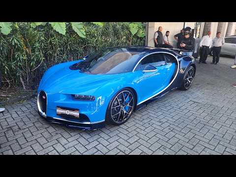 ENCONTREI O ÚNICO BUGATTI CHIRON DA AMERICA DO SUL NAS RUAS