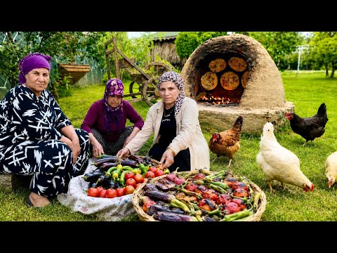 Köy Yaşamı Tandır Ekmeği Kışlık Yapımı Belgesel Flim 4K