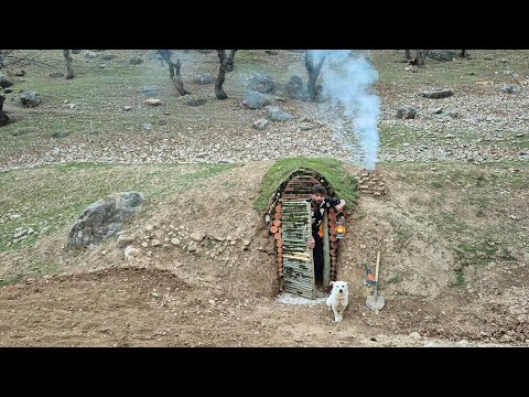 7 Days Alone in the Wild Building a Hidden Underground