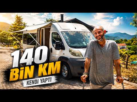 %87 ENGELLİ BARTU, KENDİ YAPTIĞI KARAVANLA 140.000 KM GEZDİ