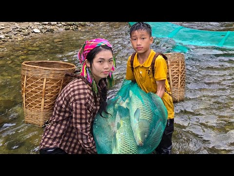 Catching fish to sell and preparing delicious grilled