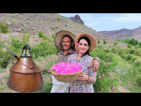 Village Lifestyle Iran: Amazing Cooking & Donkey Riding By