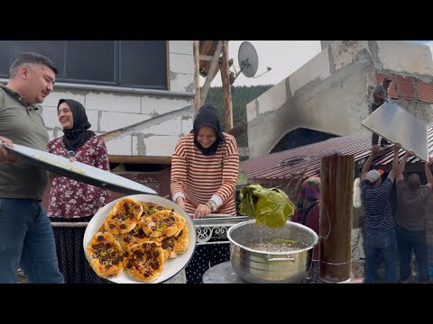 ÜZÜM YAPRAKLARINI NASIL SAKLIYORUZ YAYLA FIRININDA PİZZA