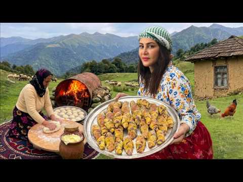 Village Life: Homemade Cheese & Freshly Baked Flower Bread