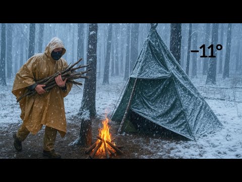 Camping in Heavy Snow – A Terrifying Experience Below