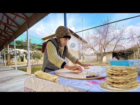 90 YEARS OLD GRANDMA COOKING KUTAB WITH BEEF TRIPE