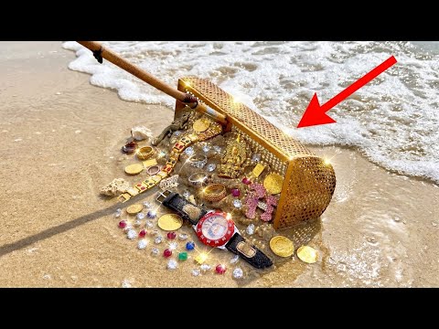 I Spent 24 Hours Hunting Beach Treasures & Found Red Anime