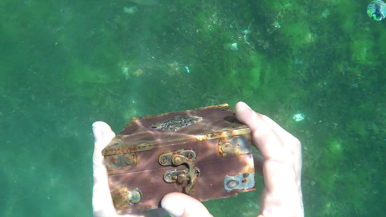 Tüplü dalış dedektörle altın arama Treasure