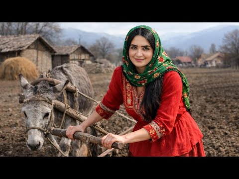 Village Life In Iran: Amazing Bread Baking & Donkey Riding