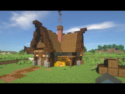 Minecraft Ortaçağ Evi Yapımı Bölüm:6 (Minecraft Medieval
