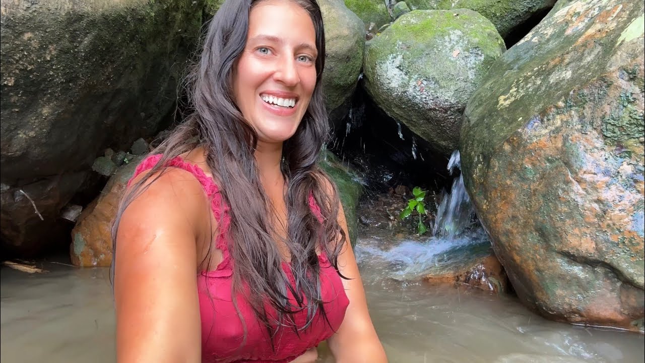found Hidden Shelter in the Jungle Inside a Giant Rock