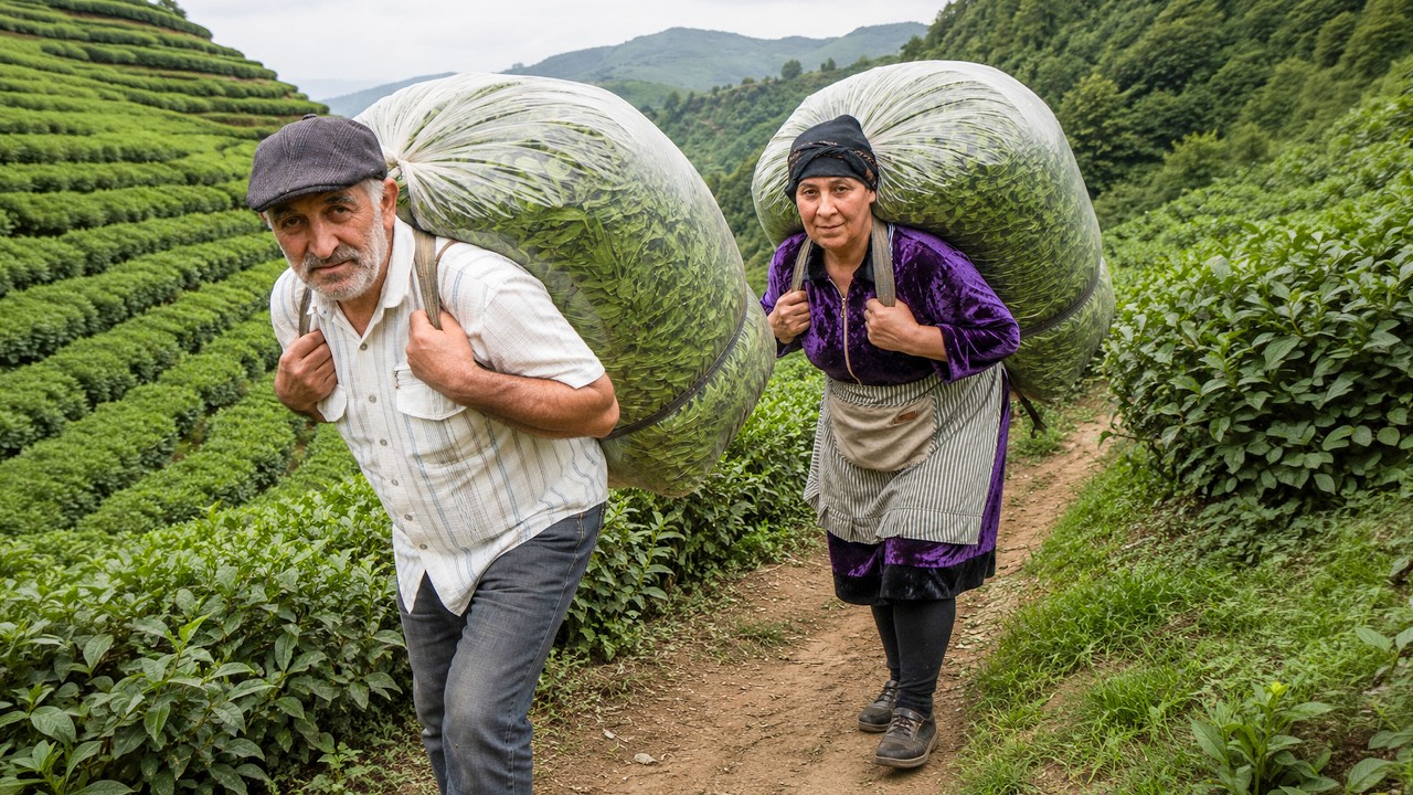 We spent all day harvesting the world’s most expensive