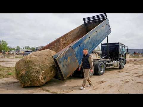 Man Turns Massive Rock Into A Luxury Bathtub In 3 Months |