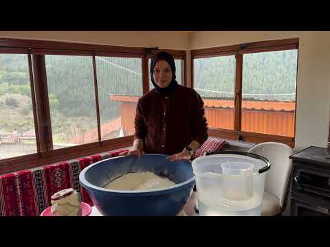 YÜKSEK KÖYLERDE KIŞA HAZIRLIK GELENEKSEL KÖY EKMEĞİ