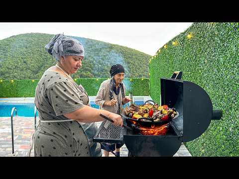 Delicious Mountain-Style Chicken Sadj Recipe with Grandma