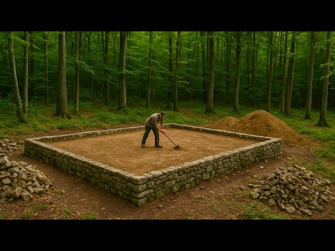 65 Days of Building a Bushcraft Survival House Without a