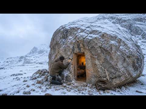 This Man Turned a Giant Boulder Into a Secret Survival Home