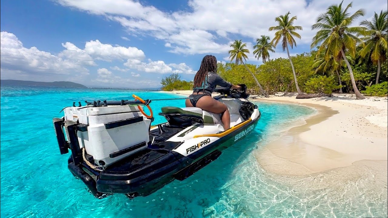 Island Hopping And Exploring On My New SeaDoo Fish Pro