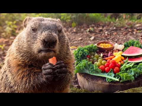 A groundhog loved my LUXURY feast but HATED this