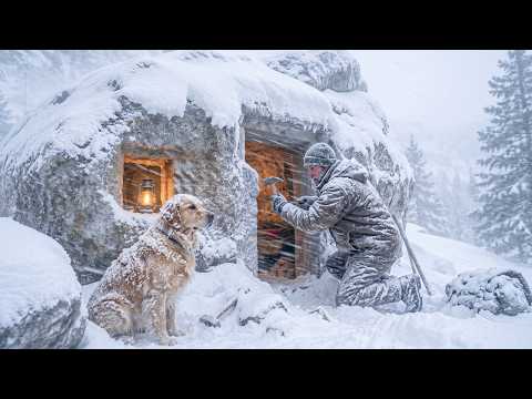 Trapped in a snowstorm Building a stone house on a giant