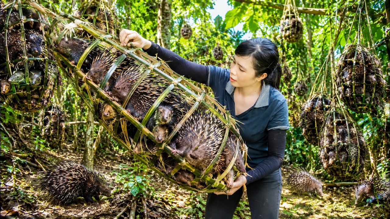 Catching Giant Porcupines Deep in the Wild Forest